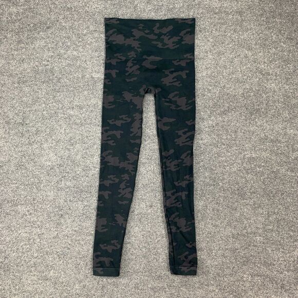 Spanx Look At Me Camo Legging Womens M Medium Seamless Mid Rise Pull On - Picture 2 of 10